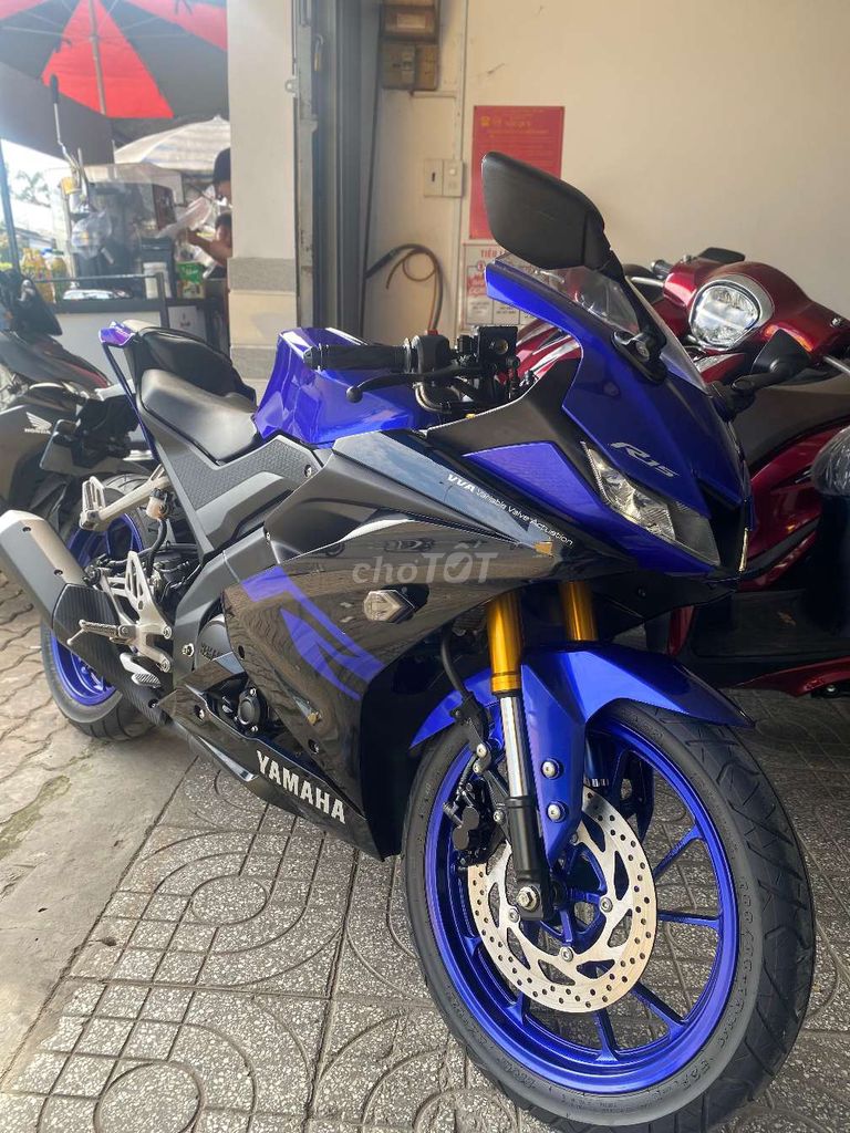 Yamaha R15V3 2019 xanh GP chạy 10.000Km. Mua bán Xe máy tại Quận Ninh Kiều Cần Thơ được đăng bởi Xe Máy TÂN LIÊN HƯNG 1 91B hình 3