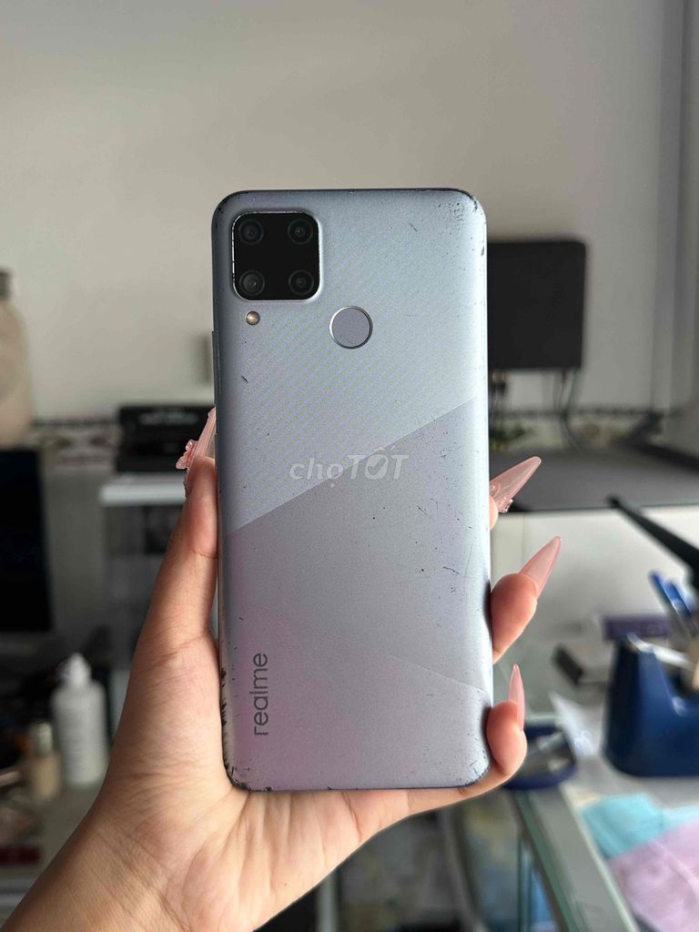 Realme C15 4GB/64GB Xám. Mua bán Điện thoại tại Thị xã Tân Uyên Bình Dương được đăng bởi Cửa hàng Kim Tuyến hình 1