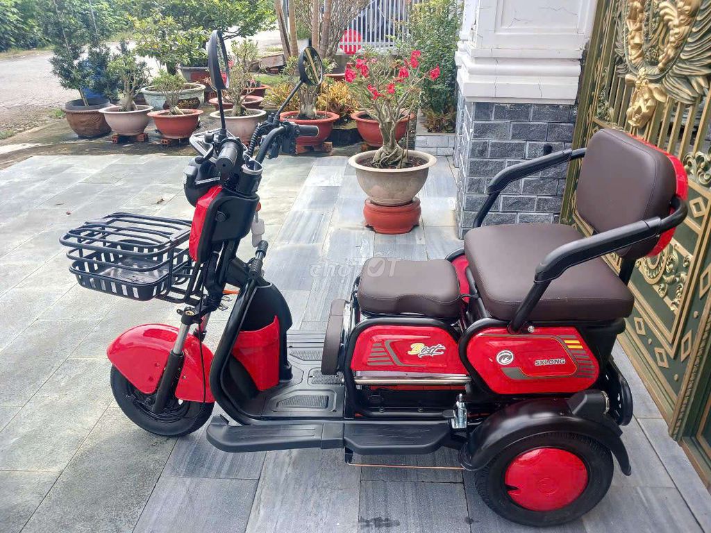 Xe điện 3 bánh mới 100% bình mới 100%. Mua bán Xe điện tại Thị xã Bến Cát Bình Dương được đăng bởi pham the cao hình 4