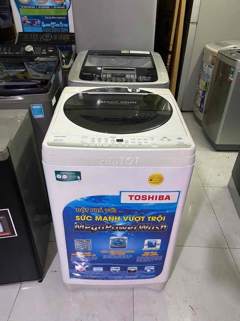 Máy giặt Toshiba 8.2kg mới 88%,đã vệ sinh sạch sẽ