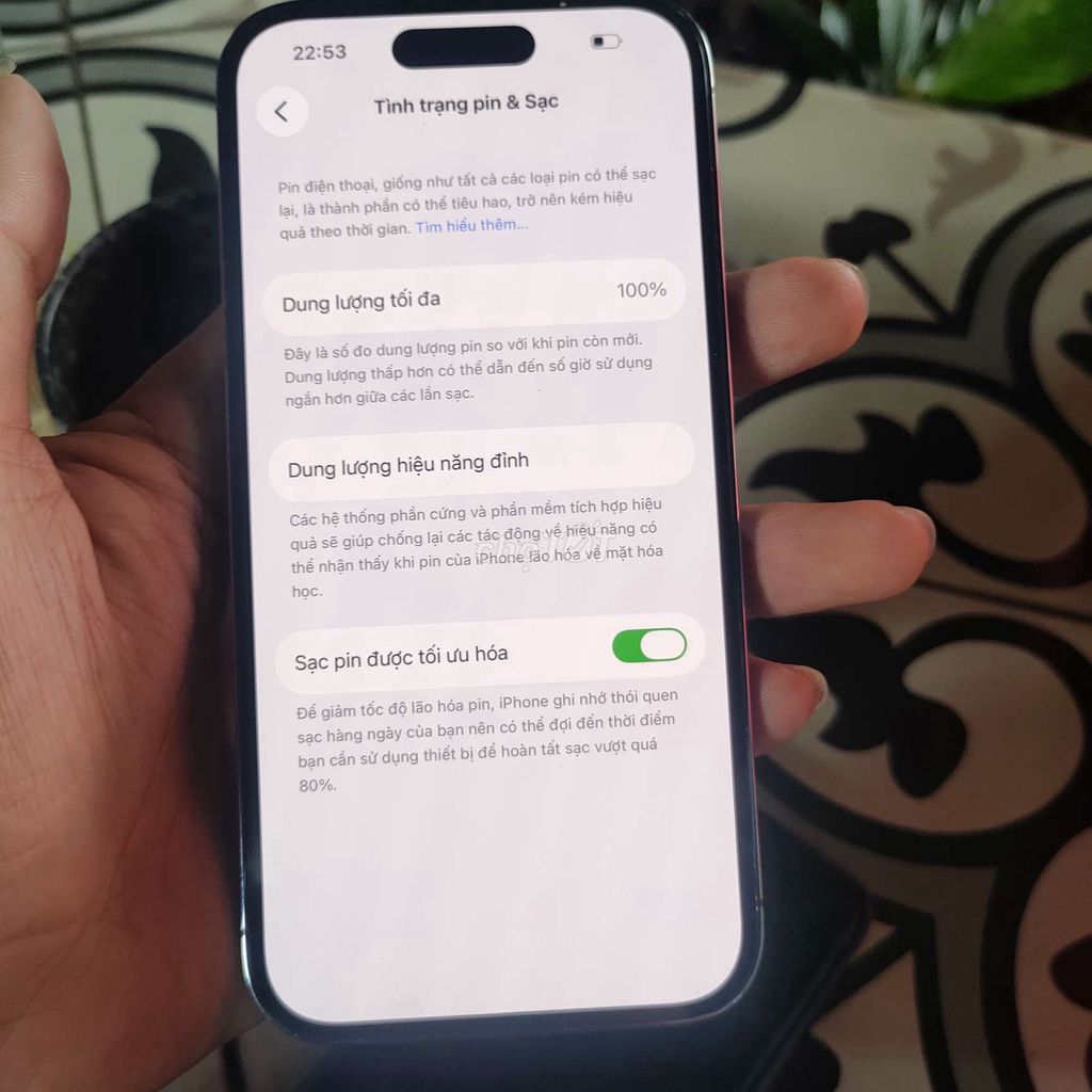 iPhone 14 Pro LLA 128GB Tím Đã thay pin. Mua bán Điện thoại tại Thành phố Dĩ An Bình Dương được đăng bởi Điện thoại giá tốt hình 1
