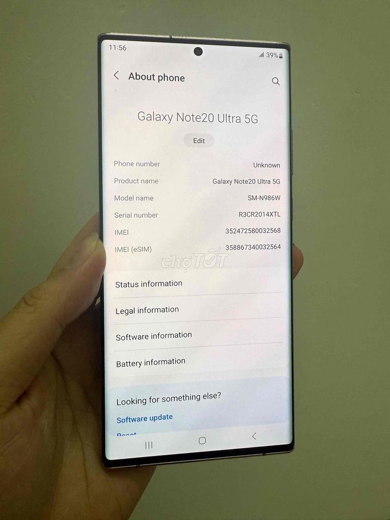 SAMSUNG NOTE 20ULTRA 5G 2 sim Đẹp 99% GIÁ RẺ. Mua bán Điện thoại tại Quận Ninh Kiều Cần Thơ được đăng bởi ĐT THẢO SAMSUNG  hình 1