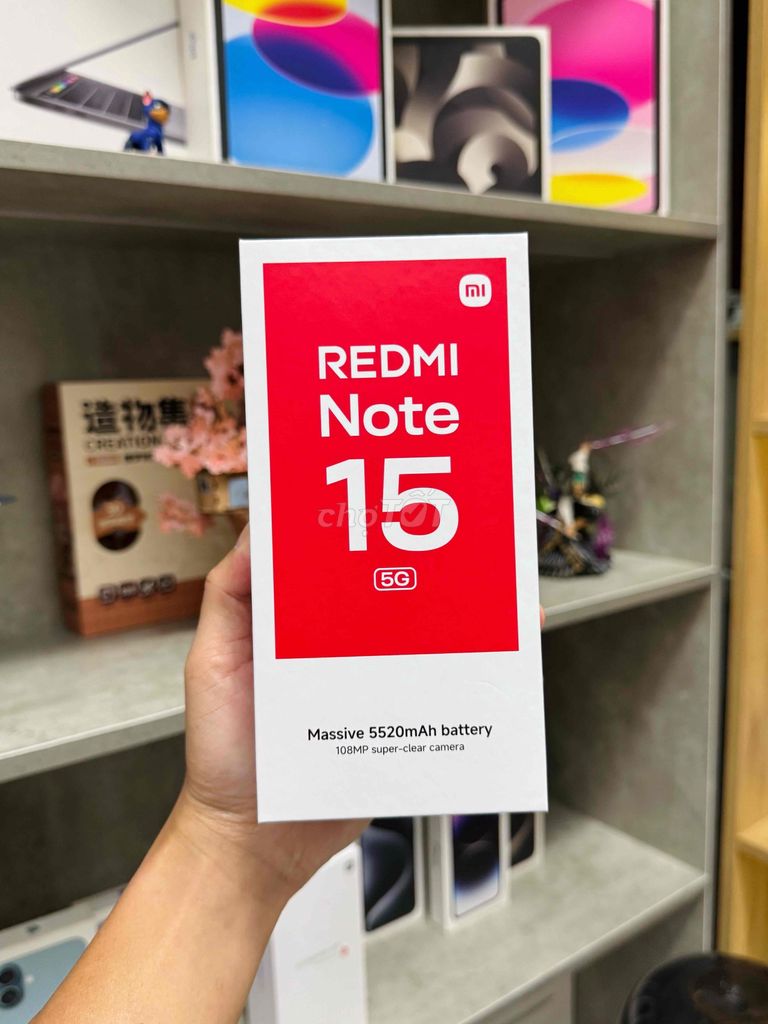 Xiaomi Redmi Note 15 5G 6/128GB New TGDĐ. Mua bán Điện thoại tại Thành phố Thủ Đức Tp Hồ Chí Minh được đăng bởi ChungStore2 hình 1