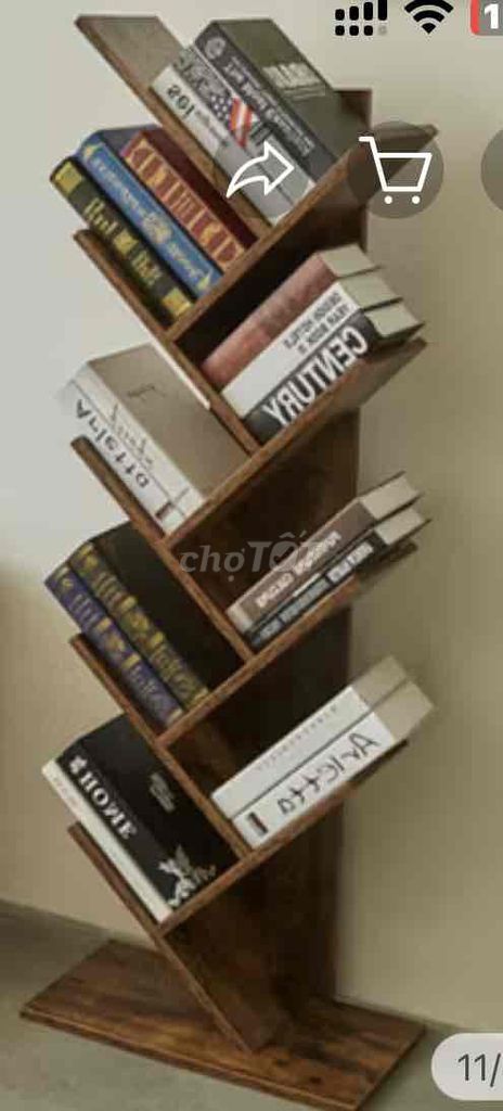 Kệ sách Gỗ Nâu 12 li. Mua bán Tủ, kệ gia đình tại Quận 12 Tp Hồ Chí Minh được đăng bởi Mupmummin hình 1