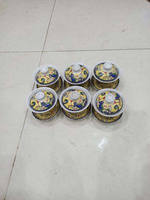 Bộ tách trà Long Phụng gốm sứ cao cấp, sang trọng. Mua bán Nội thất, đồ gia dụng khác tại Quận Cẩm Lệ Đà Nẵng được đăng bởi Anh Khoa