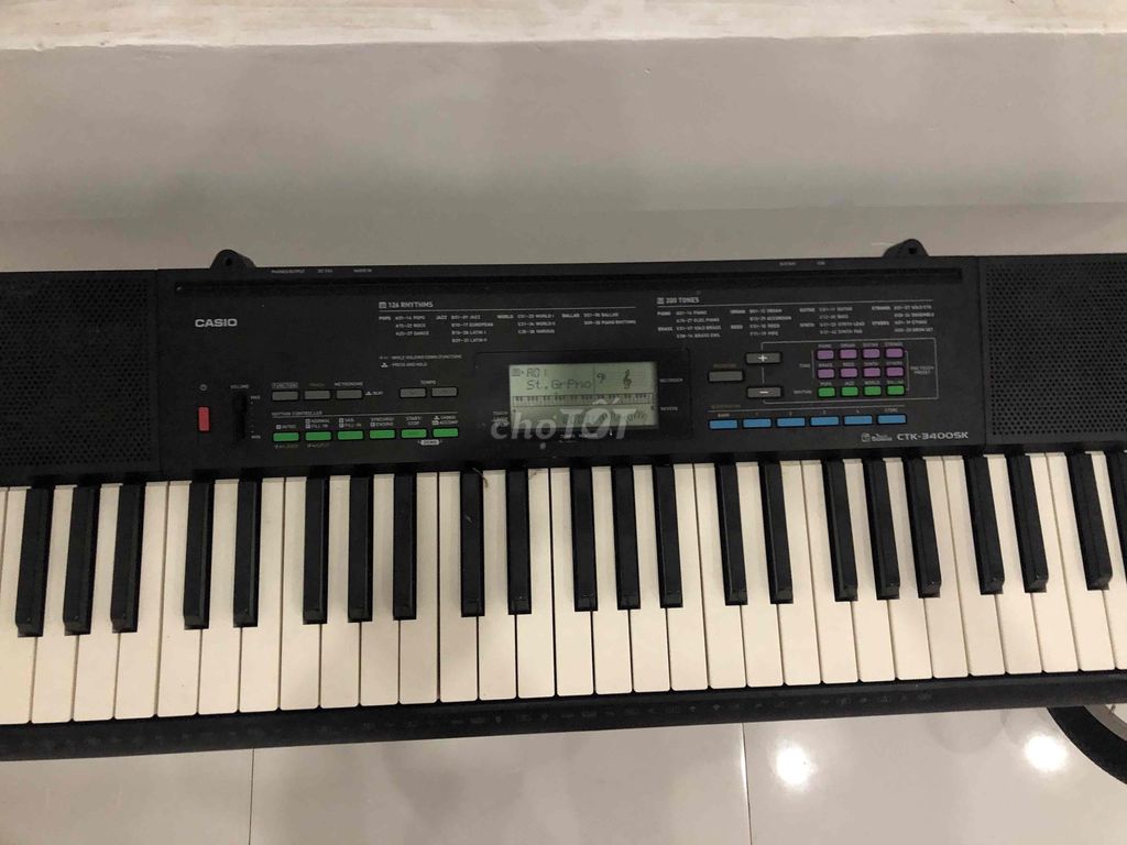 Đàn Organ Casio CTK-3400SK Đen Đã sử dụng. Mua bán Nhạc cụ tại Thành phố Nha Trang Khánh Hòa được đăng bởi Vũ hình 1