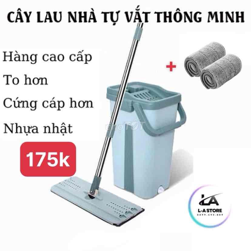 ✅(FREE SHIP)Bộ Cây Lau Nhà Thông Minh Tự Vắt Mới