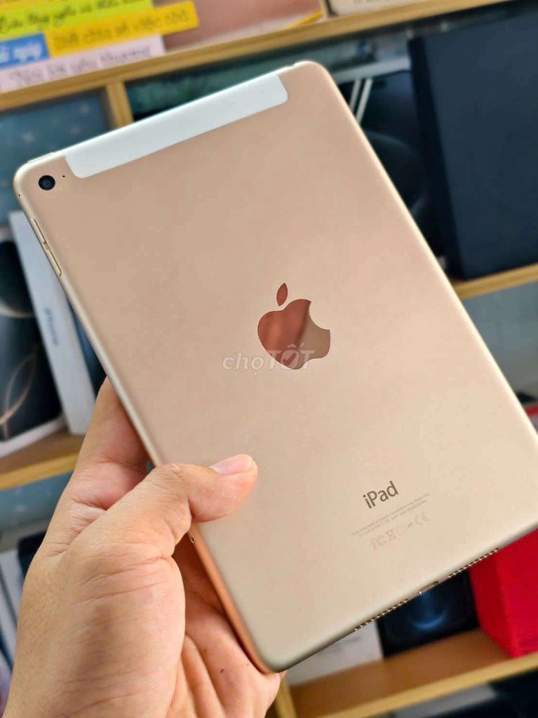 Apple iPad mini 4 128GB Vàng hồng. Mua bán Máy tính bảng tại Quận Thốt Nốt Cần Thơ được đăng bởi Minh Nhựt hình 1