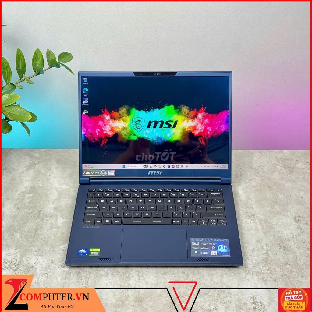 LAPTOP MSI U7 155H/16GB/1TB/4050 6GB/14" 2K8 OLED. Mua bán Laptop tại Thành phố Thủ Đức Tp Hồ Chí Minh được đăng bởi Z Computer hình 1