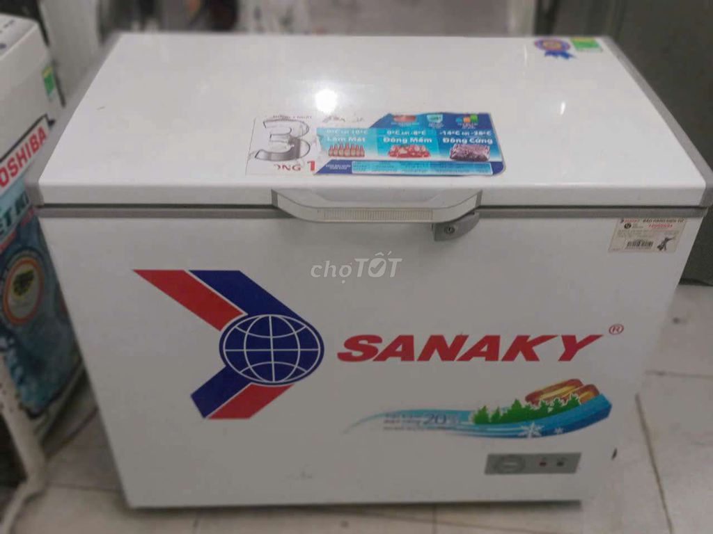 Tủ đông Sanaky 208l đông suốt