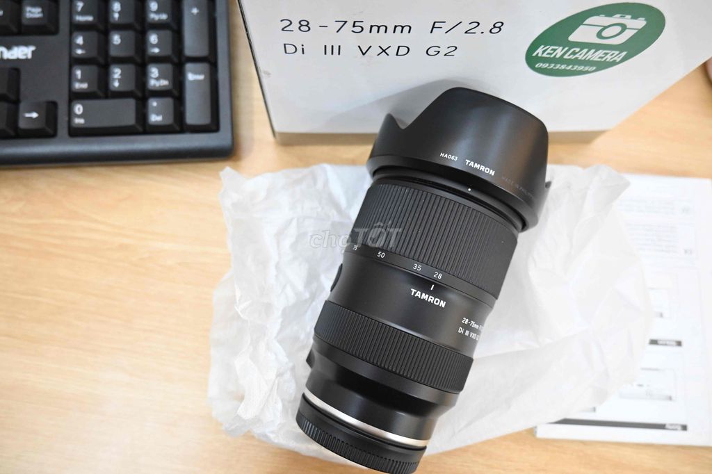 Ống kính Tamron 28 75 G2 Sony 99.99%. Mua bán Máy ảnh, Máy quay tại Quận Tân Bình Tp Hồ Chí Minh được đăng bởi Lê Thị Phương Thảo hình 1