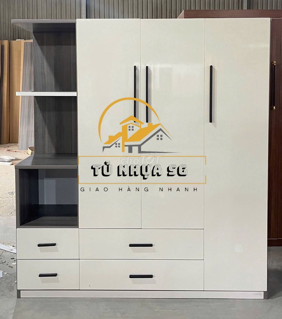 /Tủ quần áo%Tủ quần áo Nhựa Đài Loan Mới. Mua bán Tủ, kệ gia đình tại Huyện Cần Giuộc Long An được đăng bởi Nội thất giá xưởng hình 1