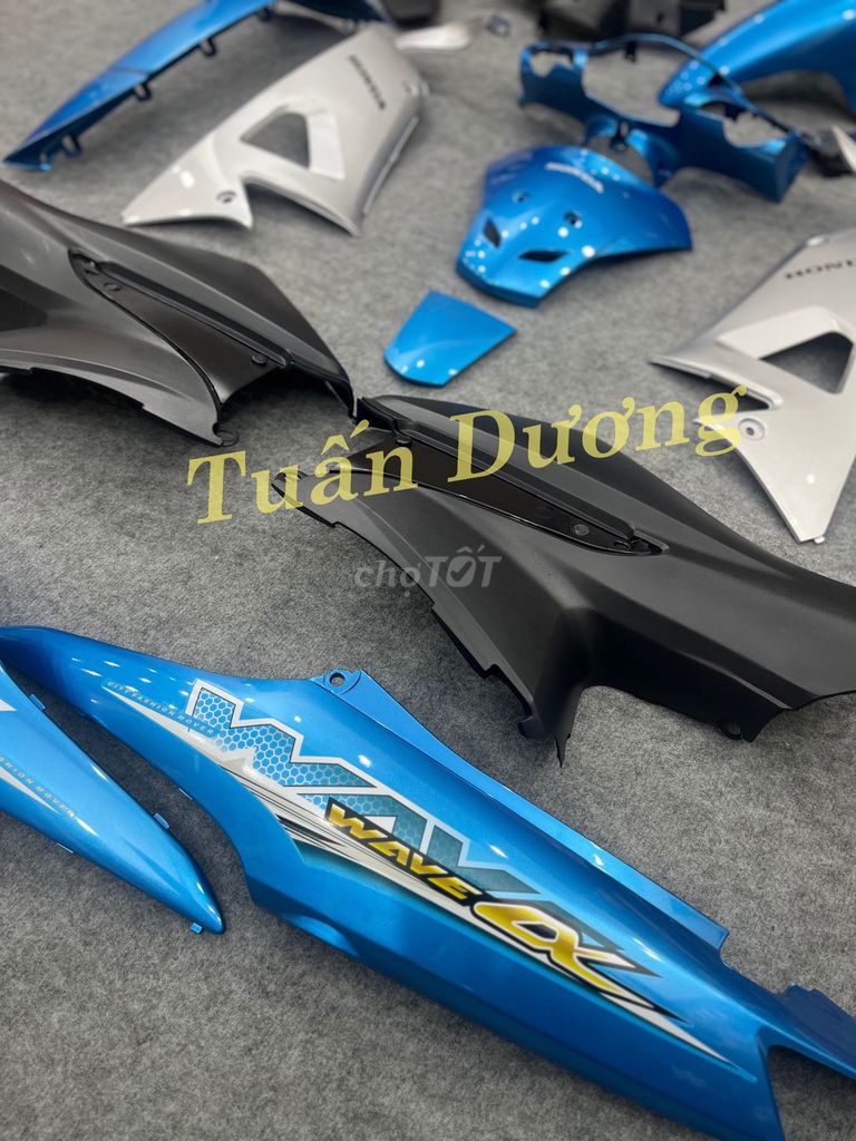 Dàn Áo Wave 100, Wave A Màu Xanh Ngọc Cực Đẹp. Mua bán Phụ tùng xe tại Quận Hà Đông Hà Nội được đăng bởi Phụ Tùng Xe Tuấn Dương hình 3