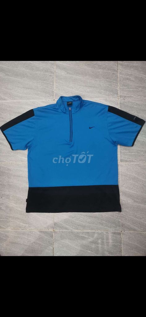 Áo polo khoác Nike Golf Fit Vin00s Xanh Đen size L. Mua bán Quần áo tại Quận Gò Vấp Tp Hồ Chí Minh được đăng bởi Hàng 2handsgood hình 1