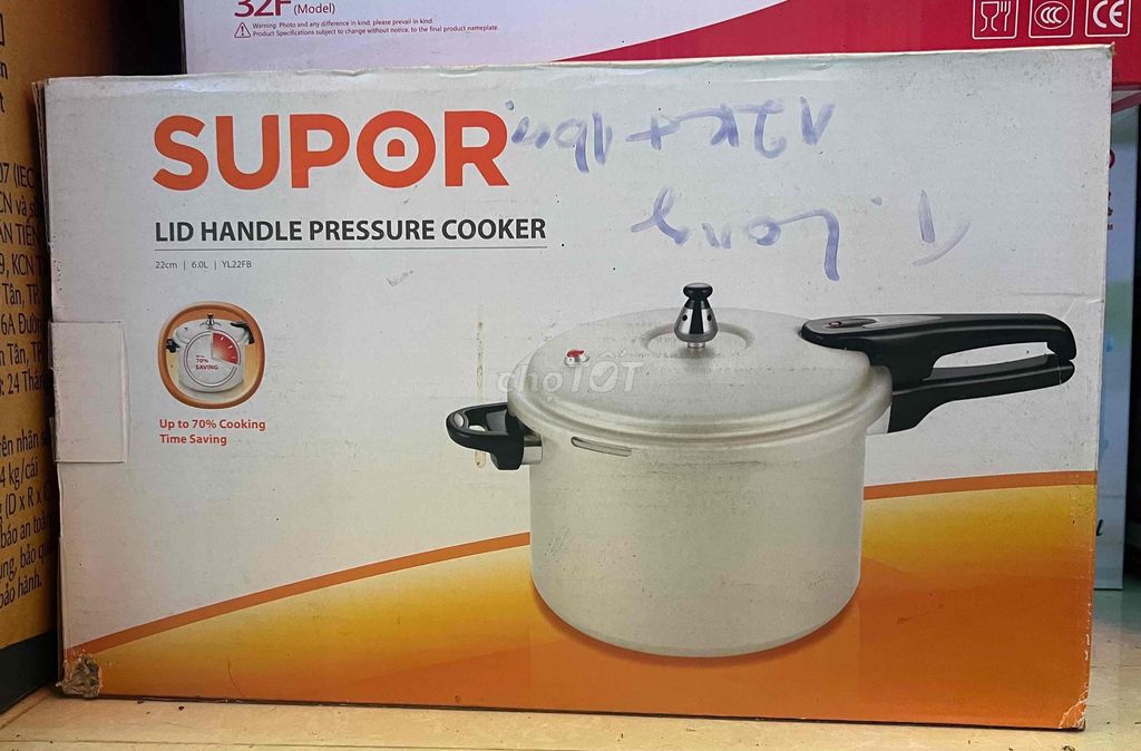 Nồi áp suất SUPOR YL22FB 6.0L Bạc. Mua bán Dụng cụ nhà bếp tại Quận Bình Thuỷ Cần Thơ được đăng bởi Hà Quang Thoại hình 1