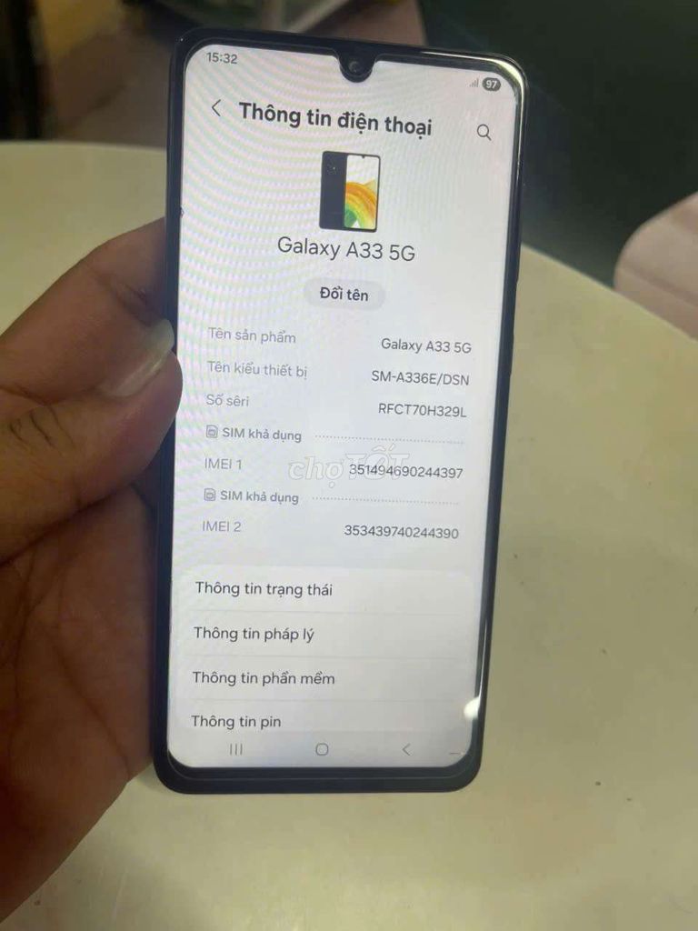 Samsung Galaxy A33 5G Đen 5G. Mua bán Điện thoại tại Thành phố Sóc Trăng Sóc Trăng được đăng bởi Thanh hình 1