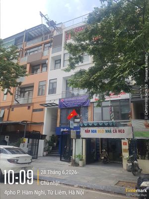 Cho thuê nhà liền kề HD Mon Hàm Nghi.Dt 95m*6T*Mt 6m.Giá 58tr/th