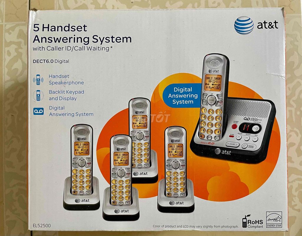 Điện thoại cố định AT&T EL52500 Xám. Mua bán Điện thoại tại Quận 1 Tp Hồ Chí Minh được đăng bởi Thanh hình 1