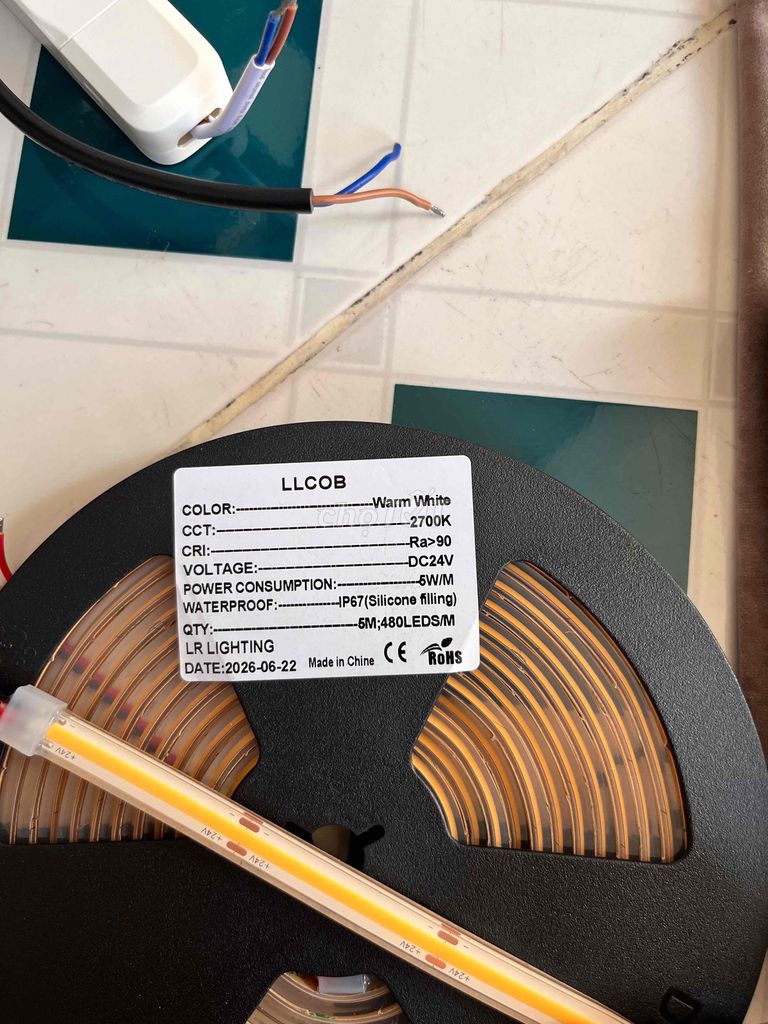 Đèn LED dây COB 5m IP67. Mua bán Đèn tại Thành phố Thủ Đức Tp Hồ Chí Minh được đăng bởi Văn Văn hình 1