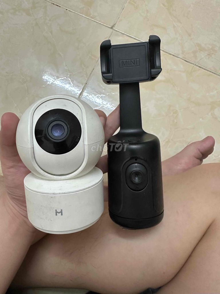 camera xiaomi 360 độ kèm gymbal điệnthoại cảmbiến