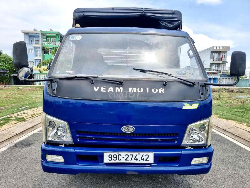 VEAM 1.9t thùng kèo mui bạc ko kinh doanh