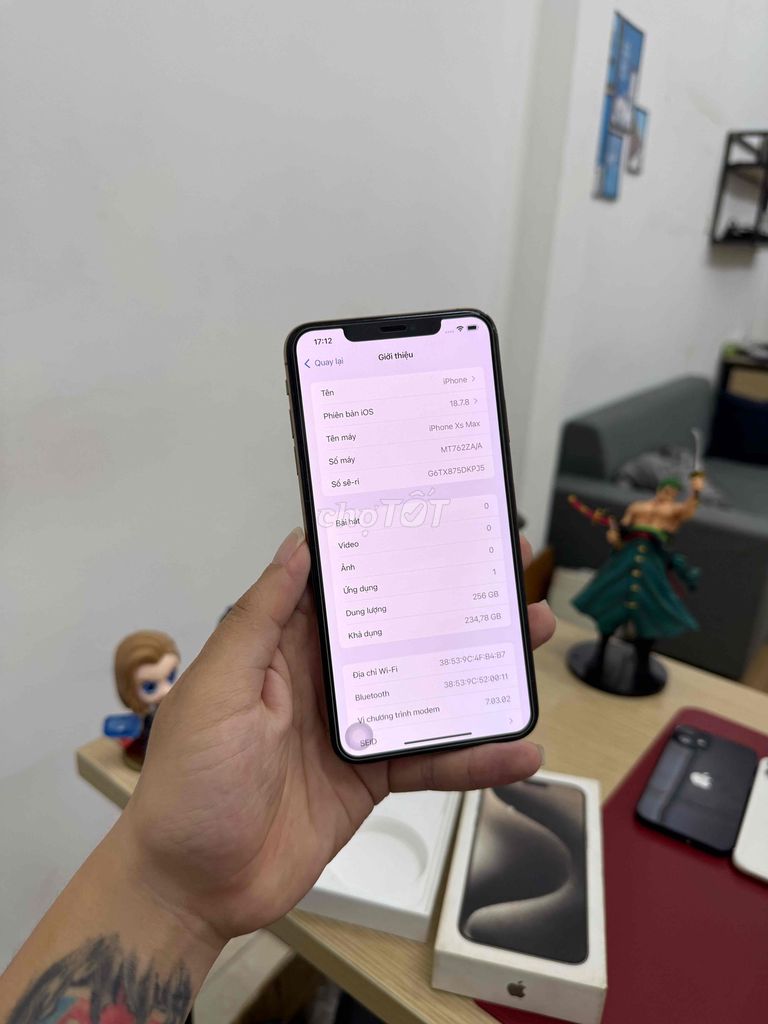 iPhone Xs Max Za/a 2 sim Vật Lý 256G Nguyên Zin. Mua bán Điện thoại tại Quận Đống Đa Hà Nội được đăng bởi Hà Nội Mobile Bao Duyệt Nợ Xấu hình 1