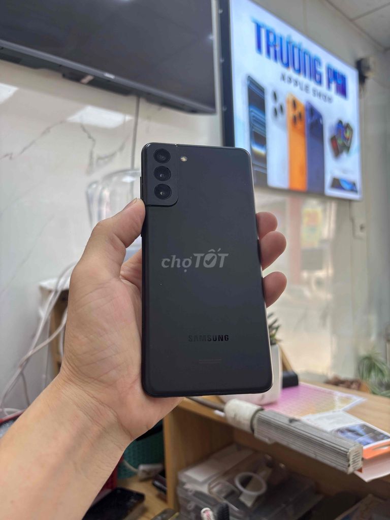 Samsung S21 Plus 8GB/128GB Đen Sọc màn. Mua bán Điện thoại tại Quận Sơn Trà Đà Nẵng được đăng bởi Diễm Diễm hình 1