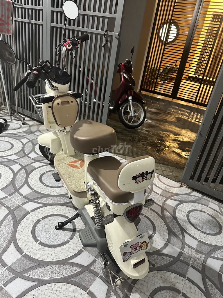Xe đạp điện TTFAIR màu Trắng kem. Mua bán Xe điện tại Quận Bình Thuỷ Cần Thơ được đăng bởi Nguyen Hany hình 5