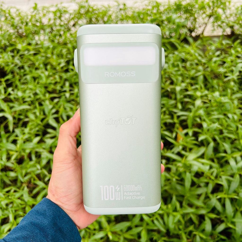 Pin sạc dự phòng ROMOSS PMT60 60000mAh. Mua bán Phụ kiện (Màn hình, Chuột...) tại Thành phố Nha Trang Khánh Hòa được đăng bởi Duck hình 1