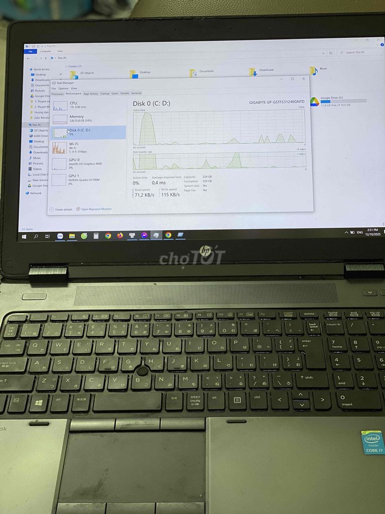 HP ZBook 15 G2 Core i7 - 4700MQ | 16GB RAM | 240 G. Mua bán Laptop tại Huyện Thanh Trì Hà Nội được đăng bởi Trung hình 1