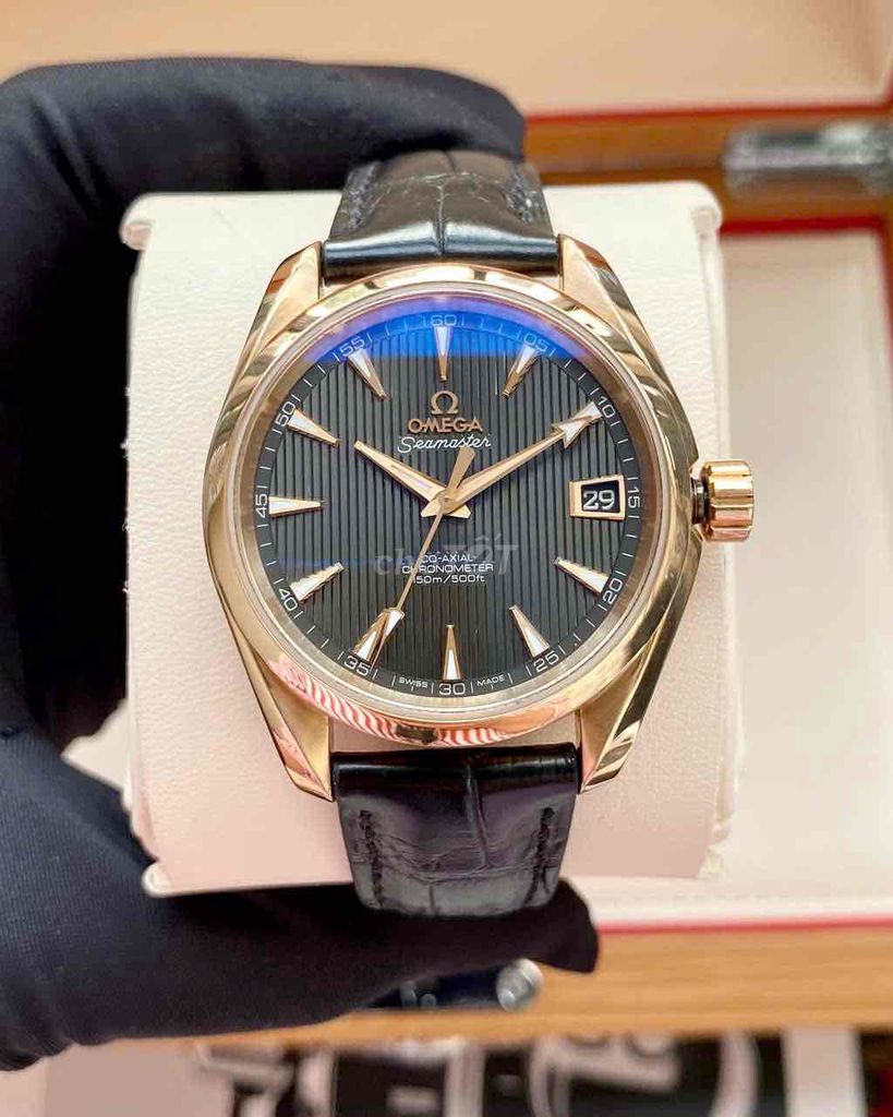 0MG SEAMASTER AQUA TERRA 150M CO‑AXIAL 18K ROSE GO