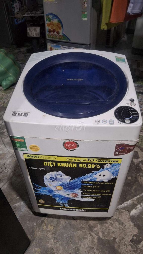 Máy giặt Panasonic 8.5kg. Mua bán Máy giặt tại Thành phố Mỹ Tho Tiền Giang được đăng bởi HÀNG QUA SỬ DỤNG hình 1