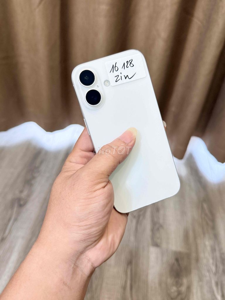 iPhone 16 128GB Trắng KH/A Pin 85%. Mua bán Điện thoại tại Quận Thanh Xuân Hà Nội được đăng bởi Đặng Minh Kiên hình 1