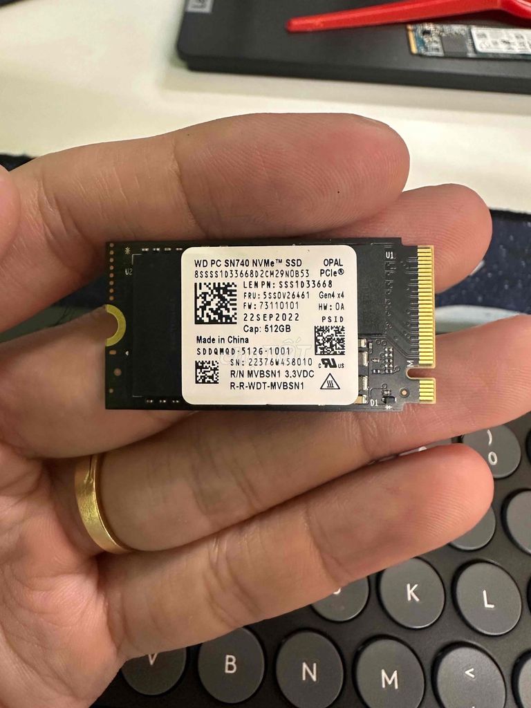 Ổ cứng SSD WD 512GB 2242 97%. Mua bán Linh kiện (RAM, Card...) tại Huyện Thanh Trì Hà Nội được đăng bởi Hiếu hình 1