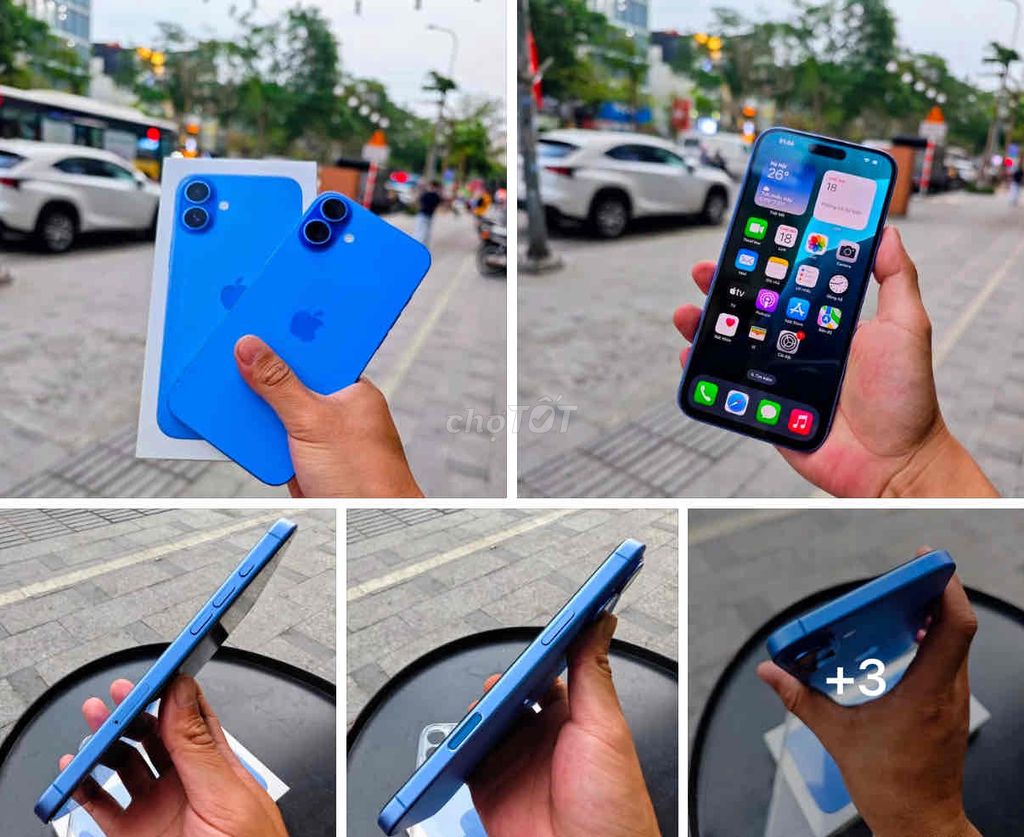 iPhone 16 Plus Xanh 128GB Mới FULLBOX  BH 11.2025. Mua bán Điện thoại tại Quận Thanh Xuân Hà Nội được đăng bởi Nguyễn Huy Dũng hình 1
