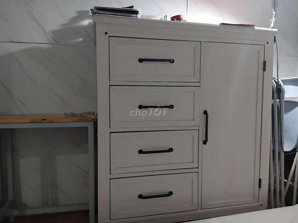 Tủ quần áo gỗ trắng 1m2x1m6 Mới. Mua bán Tủ, kệ gia đình tại Thành phố Buôn Ma Thuột Đắk Lắk được đăng bởi Minh Được Hồ hình 1
