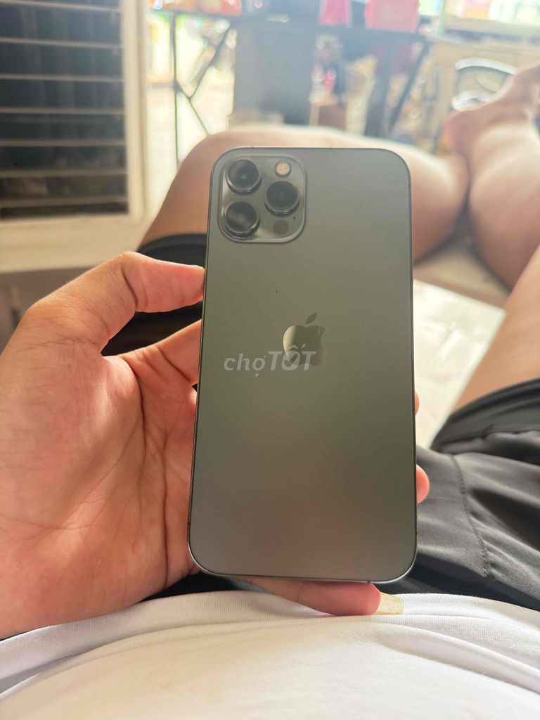 Apple iPhone 12 Pro Max 128GB Xám. Mua bán Điện thoại tại Thị xã Tân Uyên Bình Dương được đăng bởi Mạnh Quỳnh Mobile hình 1