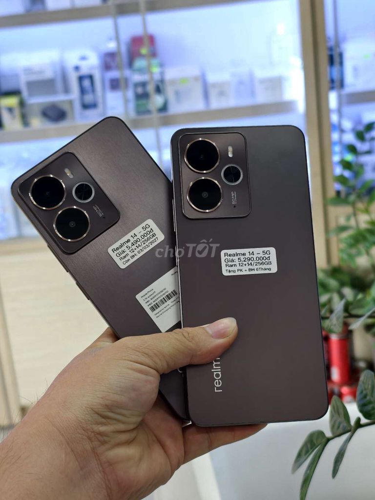 💥Realme 14-5G ,Ram 12/256GB Fullbox keng 99%. Mua bán Điện thoại tại Huyện Nhơn Trạch Đồng Nai được đăng bởi thanh toàn mobile Nhơn trạch  hình 1