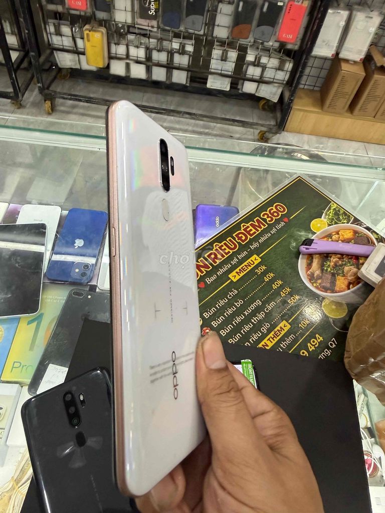 Oppo A9 2020 8GB 256GB Trắng. Mua bán Điện thoại tại Quận 7 Tp Hồ Chí Minh được đăng bởi Quốc Khánh Mobile hình 1