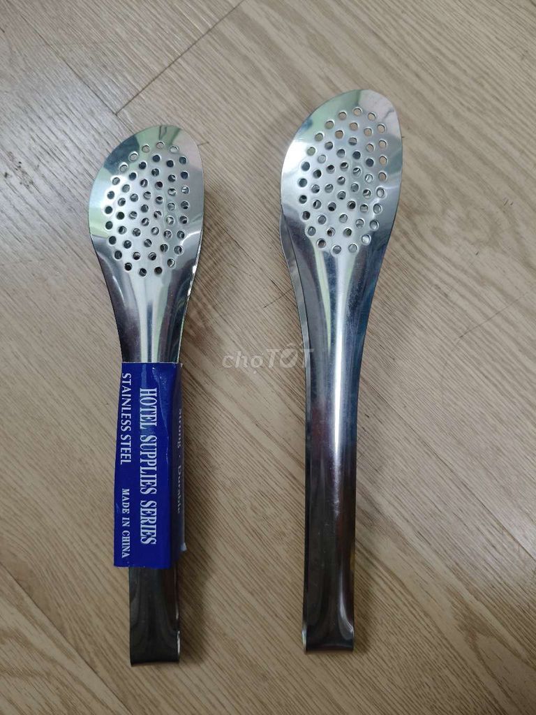 Bộ 2 Kẹp gắp thức ăn Inox. Mua bán Dụng cụ nhà bếp tại Thành phố Thuận An Bình Dương được đăng bởi Máy Sấy Ngải Cứu Tươi Thảo Khí An hình 1