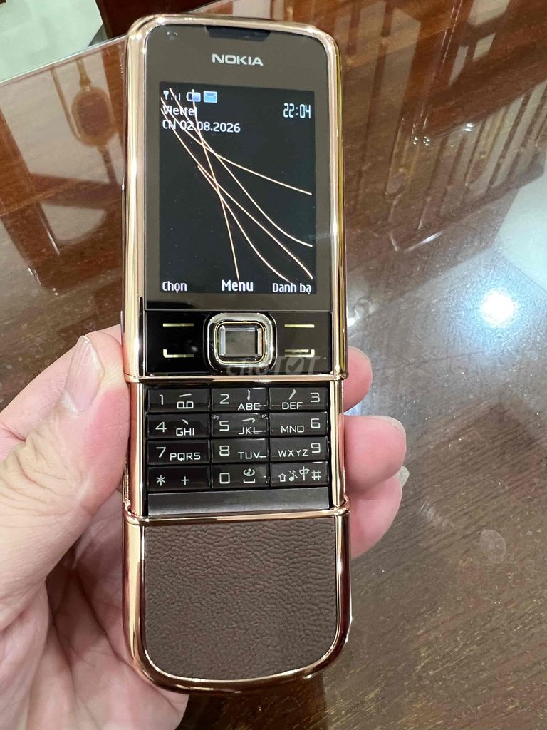 Nokia 8800 Shaphire Vàng hồng Da nâu Đã sử dụng. Mua bán Điện thoại tại Quận Đống Đa Hà Nội được đăng bởi Anh Nguyễn hình 1