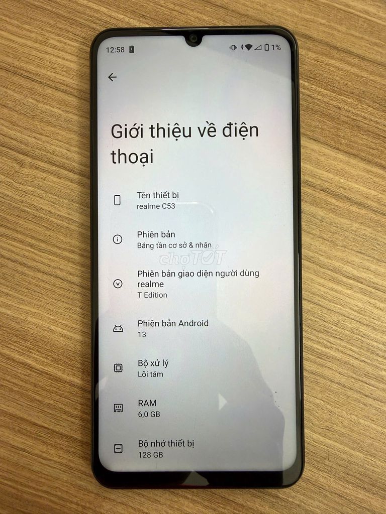Realme C53 6GB/128GB Đen. Mua bán Điện thoại tại Quận Đống Đa Hà Nội được đăng bởi Phong hình 1