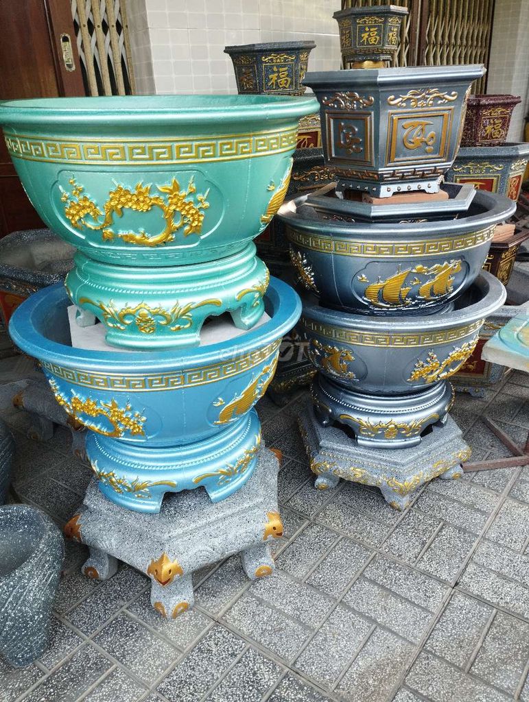 Chậu cây cảnh tròn 60cm. Mua bán Cây cảnh, đồ trang trí tại Huyện Cao Lãnh Đồng Tháp được đăng bởi Tân hình 1
