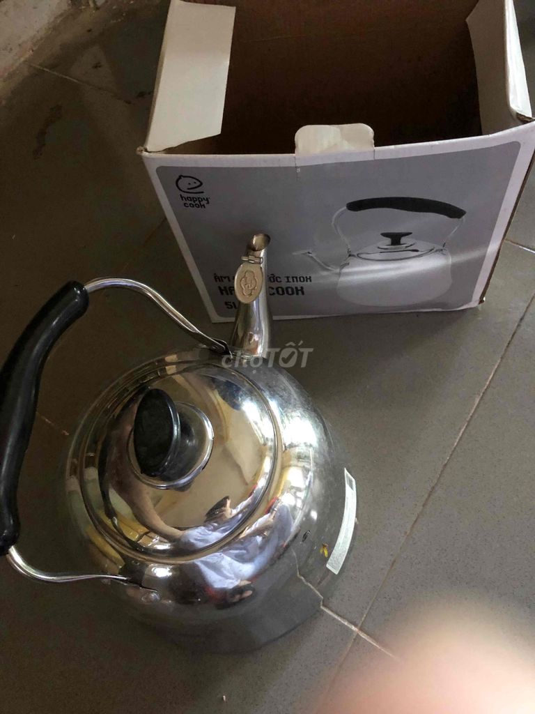 Ấm đun nước Happy Cook 5 lít Inox Bạc. Mua bán Dụng cụ nhà bếp tại Quận Hải Châu Đà Nẵng được đăng bởi Harry Ton hình 1