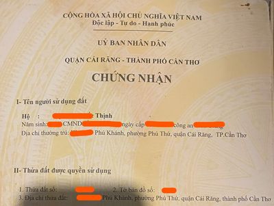 Bán nhà phường Hưng Phú, hẻm xe hơi (lộ 5m), phù hợp để ở hoặc đầu tư