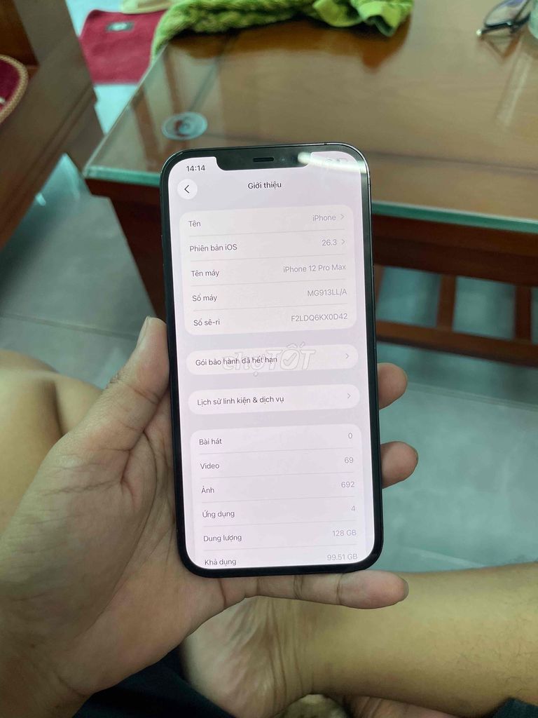 12prm lock 138gb zin fullcn bán or gl. Mua bán Điện thoại tại Thị xã Duy Tiên Hà Nam được đăng bởi duong hình 1