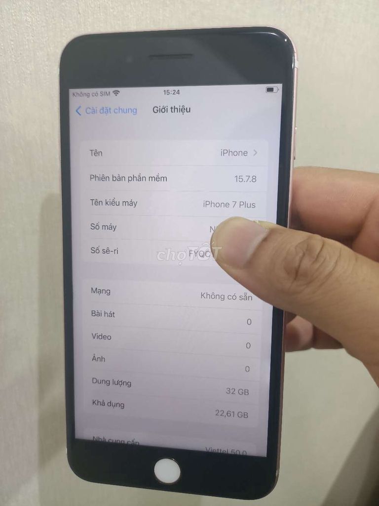 Apple iPhone 7 Plus 32GB. Mua bán Điện thoại tại Quận Đống Đa Hà Nội được đăng bởi Shop điện thoại cũ hình 1