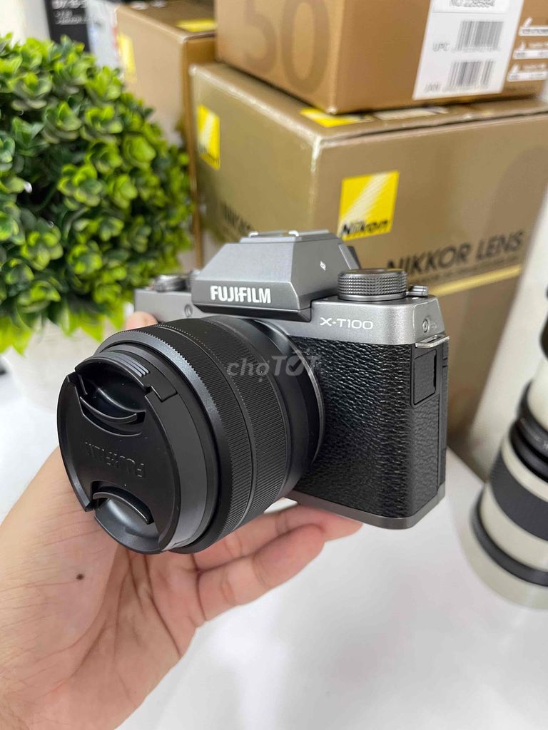 Máy ảnh Fujifilm X-T100 15-45mm Xám. Mua bán Máy ảnh, Máy quay tại Quận Hà Đông Hà Nội được đăng bởi Hoàng Thái hình 1