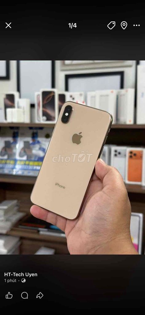 Apple iPhone XS 64GB Vàng Mỹ. Mua bán Điện thoại tại Thành phố Biên Hòa Đồng Nai được đăng bởi Uyên Phạm hình 1