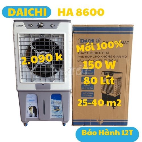 Quạt Daichi HA 8600 70 Lít. Mới 100%-Bảo Hành 12T